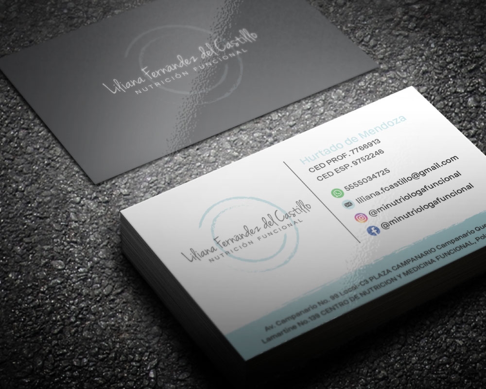 Liliana Fernández del Castillo logo design by Boomstudioz