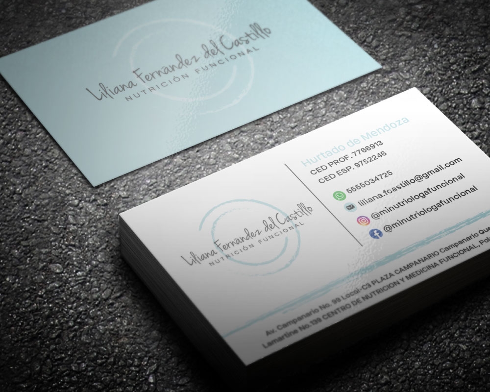 Liliana Fernández del Castillo logo design by Boomstudioz