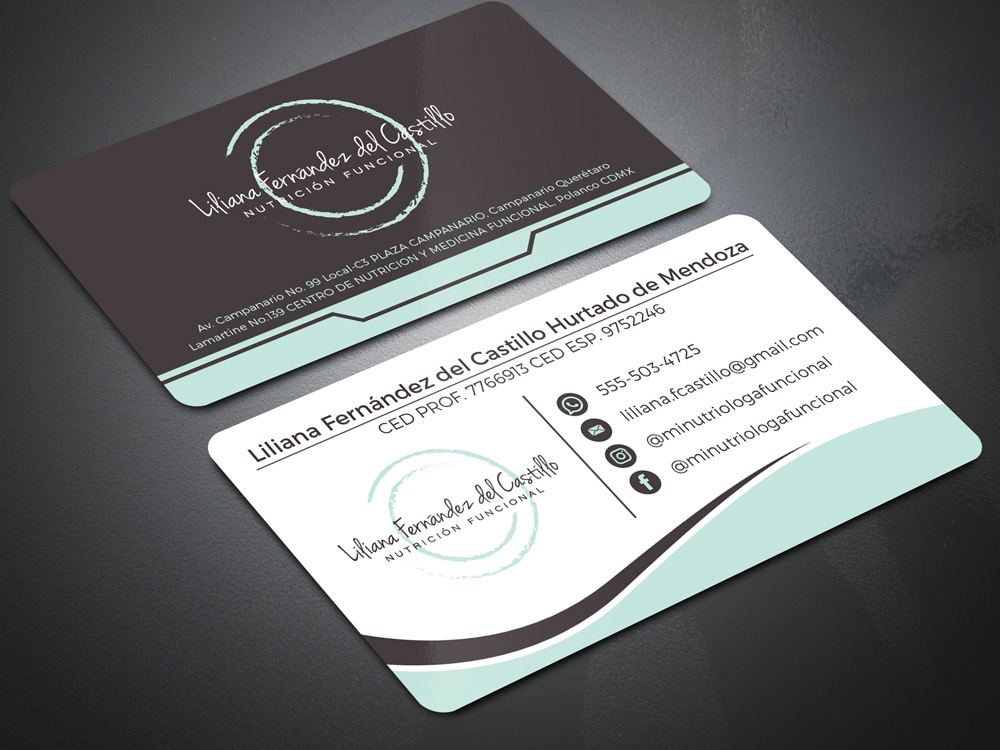 Liliana Fernández del Castillo logo design by Gelotine