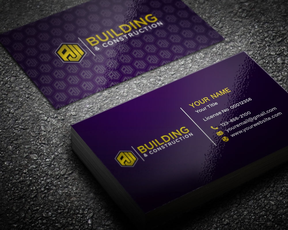 AJI Building & Construction logo design by Boomstudioz