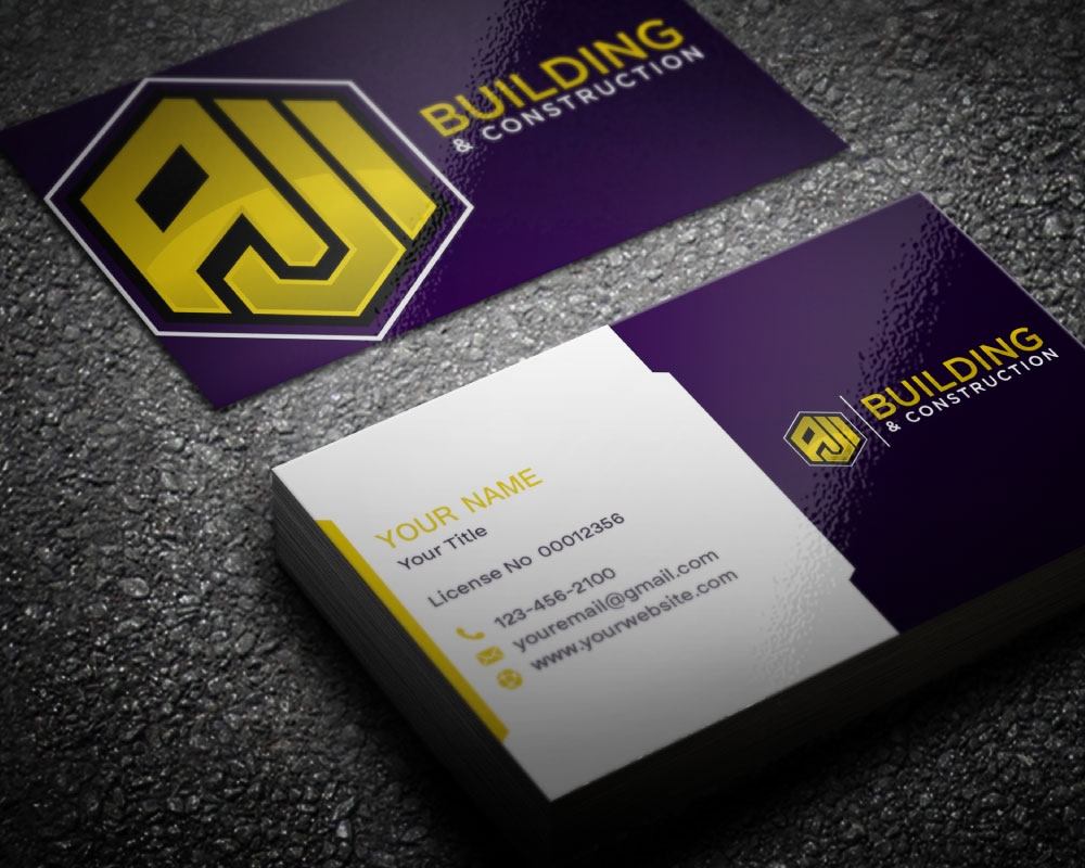 AJI Building & Construction logo design by Boomstudioz