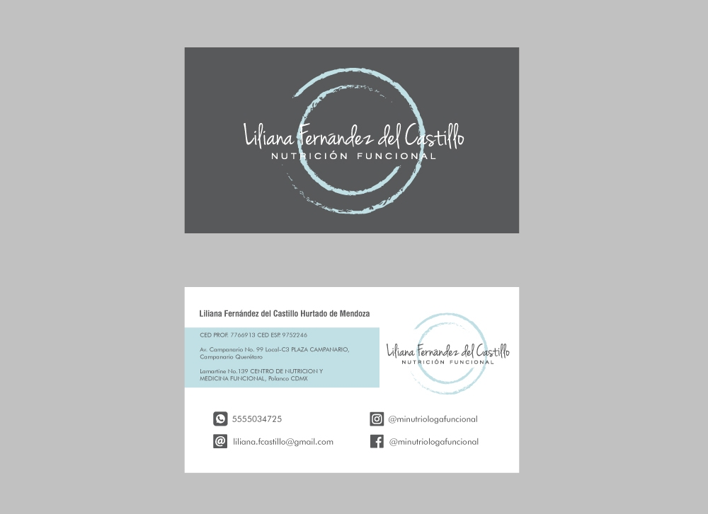 Liliana Fernández del Castillo logo design by shravya