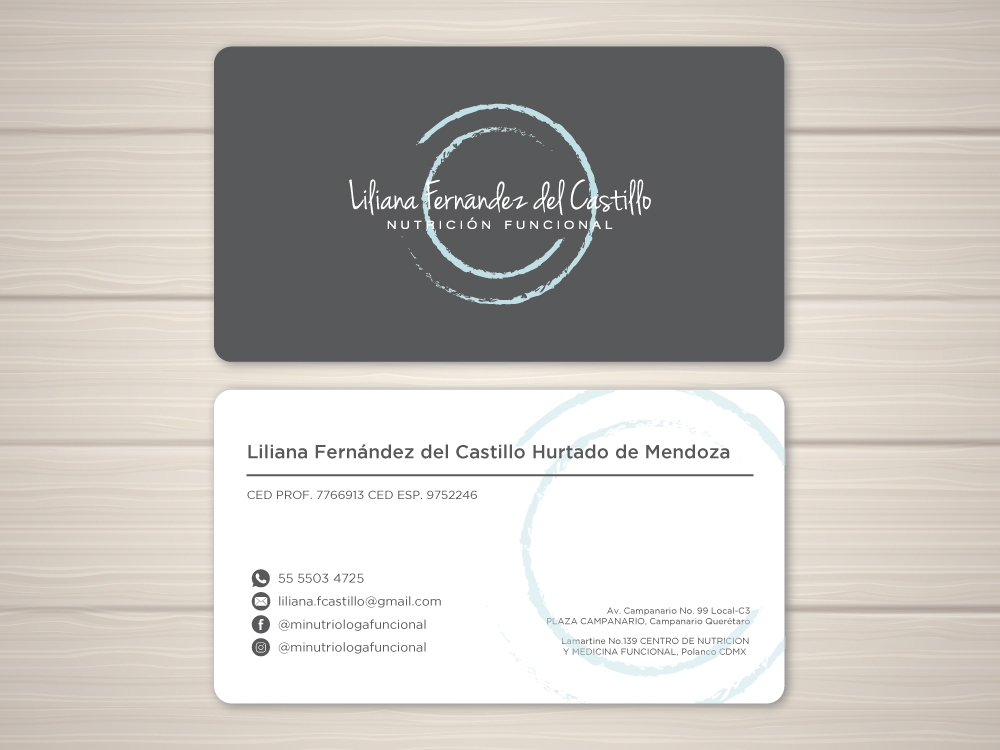 Liliana Fernández del Castillo logo design by labo