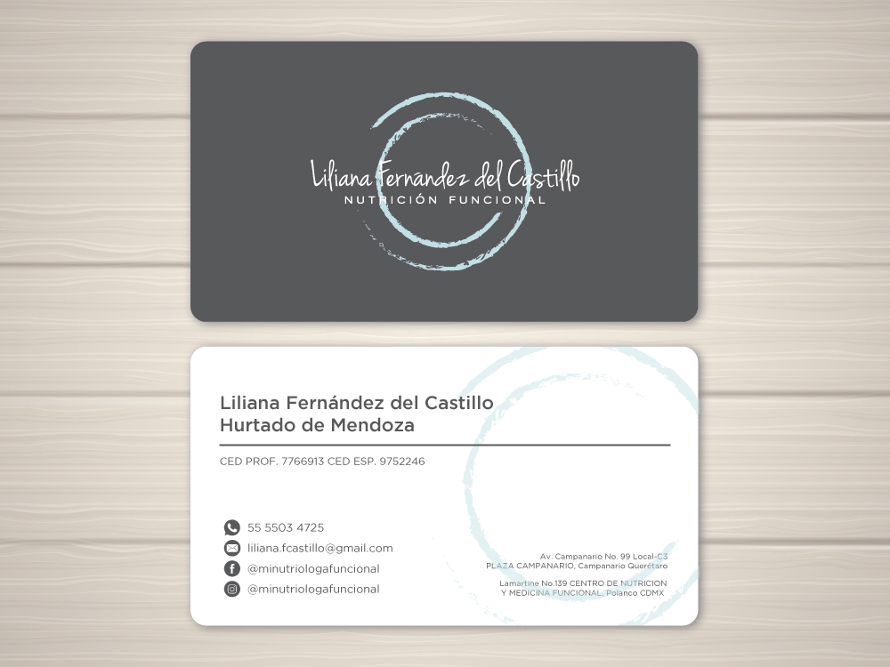 Liliana Fernández del Castillo logo design by labo