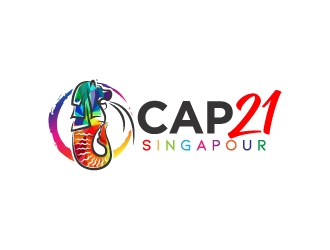 CAP 21   Singapore logo design by jaize