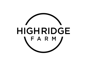 High Ridge Farm logo design by Orino