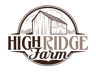 High Ridge Farm logo design by DreamLogoDesign