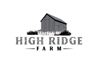 High Ridge Farm logo design by Erasedink