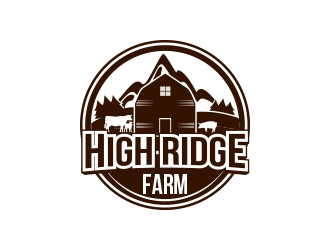 High Ridge Farm logo design by MarkindDesign
