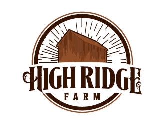 High Ridge Farm logo design by daywalker
