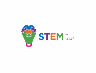 STEM Teach logo design by santrie