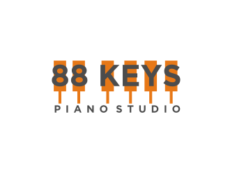 88 Keys Piano Studio logo design by cintya