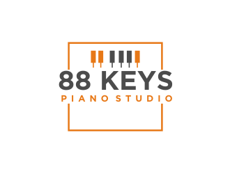 88 Keys Piano Studio logo design by cintya