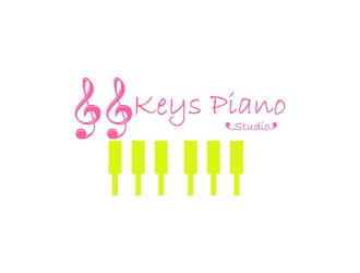88 Keys Piano Studio logo design by Mirza