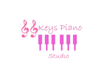 88 Keys Piano Studio logo design by Mirza