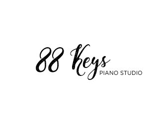88 Keys Piano Studio logo design by bang_buncis