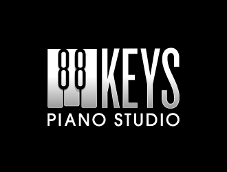 88 Keys Piano Studio logo design by lestatic22