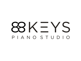 88 Keys Piano Studio logo design by EkoBooM