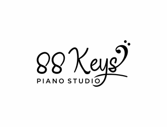 88 Keys Piano Studio logo design by checx