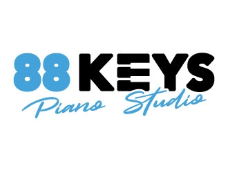 88 Keys Piano Studio logo design by daywalker