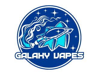 Galaxy Vapes logo design by justin_ezra