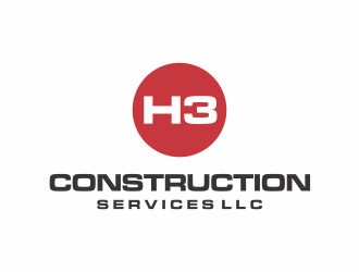 H3 CONSTRUCTION SERVICES LLC logo design by santrie