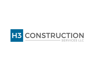 H3 CONSTRUCTION SERVICES LLC logo design by creator_studios