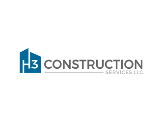 H3 CONSTRUCTION SERVICES LLC logo design by creator_studios