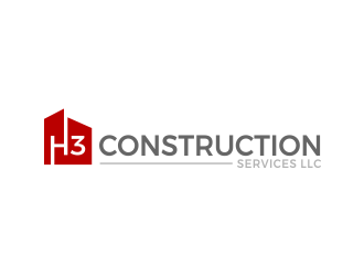 H3 CONSTRUCTION SERVICES LLC logo design by creator_studios