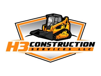 H3 CONSTRUCTION SERVICES LLC logo design by daywalker