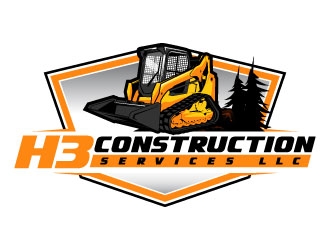 H3 CONSTRUCTION SERVICES LLC logo design by daywalker