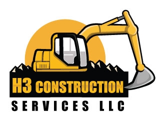 H3 CONSTRUCTION SERVICES LLC logo design by Suvendu
