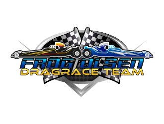 Frog Olsen Dragrace Team logo design by Dhieko