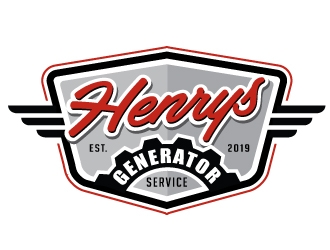 Henrys Generator Service  logo design by REDCROW