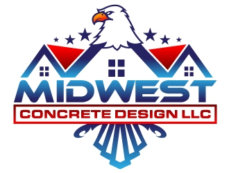 Midwest Concrete Design LLC logo design by Suvendu