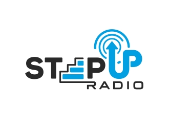 STEP UP Radio logo design by Mbezz
