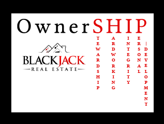 Blackjack Real Estate logo design by firstmove