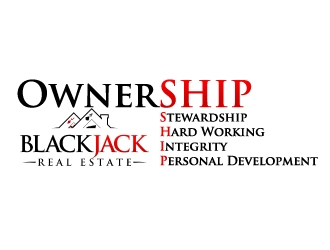 Blackjack Real Estate logo design by jaize