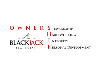Blackjack Real Estate logo design by scolessi