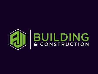 AJI Building & Construction logo design by desynergy