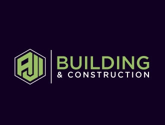 AJI Building & Construction logo design by desynergy