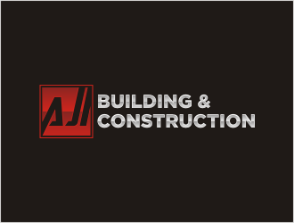 AJI Building & Construction logo design by bunda_shaquilla