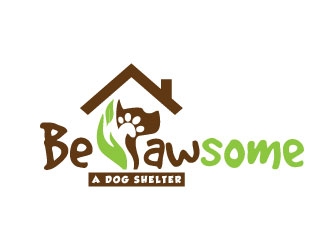 Be Pawsome logo design by Conception