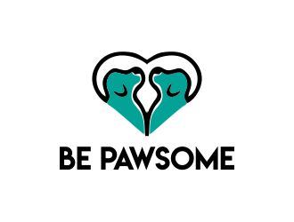 Be Pawsome logo design by JessicaLopes