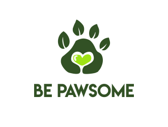 Be Pawsome logo design by JessicaLopes