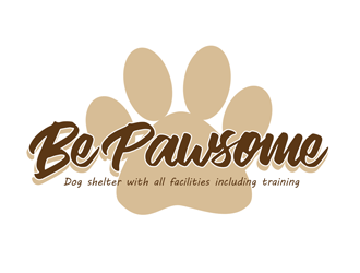 Be Pawsome logo design by kunejo
