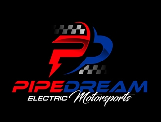 Pipe Dream Electric Motorsports  logo design by MAXR