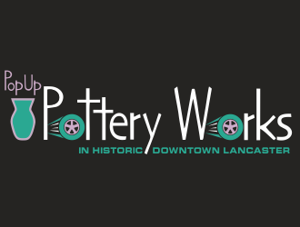 The PotteryWorks logo design by aldesign