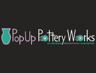 The PotteryWorks logo design by aldesign