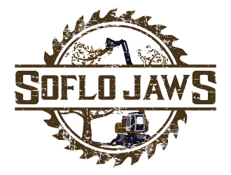 Soflo jaws logo design by abss